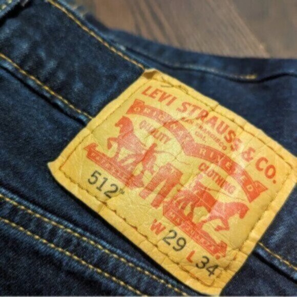Levi's 512 Slim Jeans - Dark Wash - Picture 5 of 5